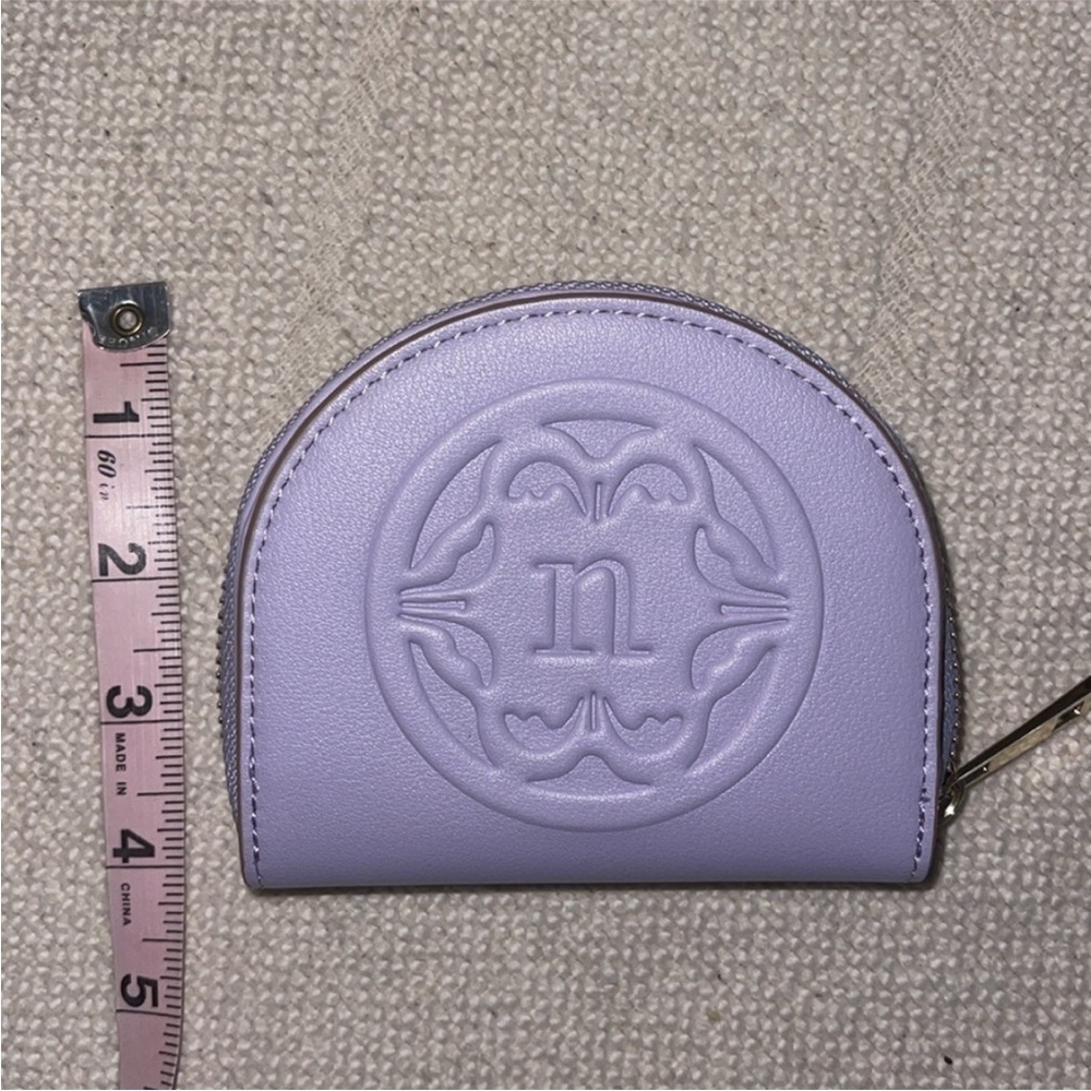 Nanette Lepore Lavender Embossed Coin Purse - Picture 8 of 10
